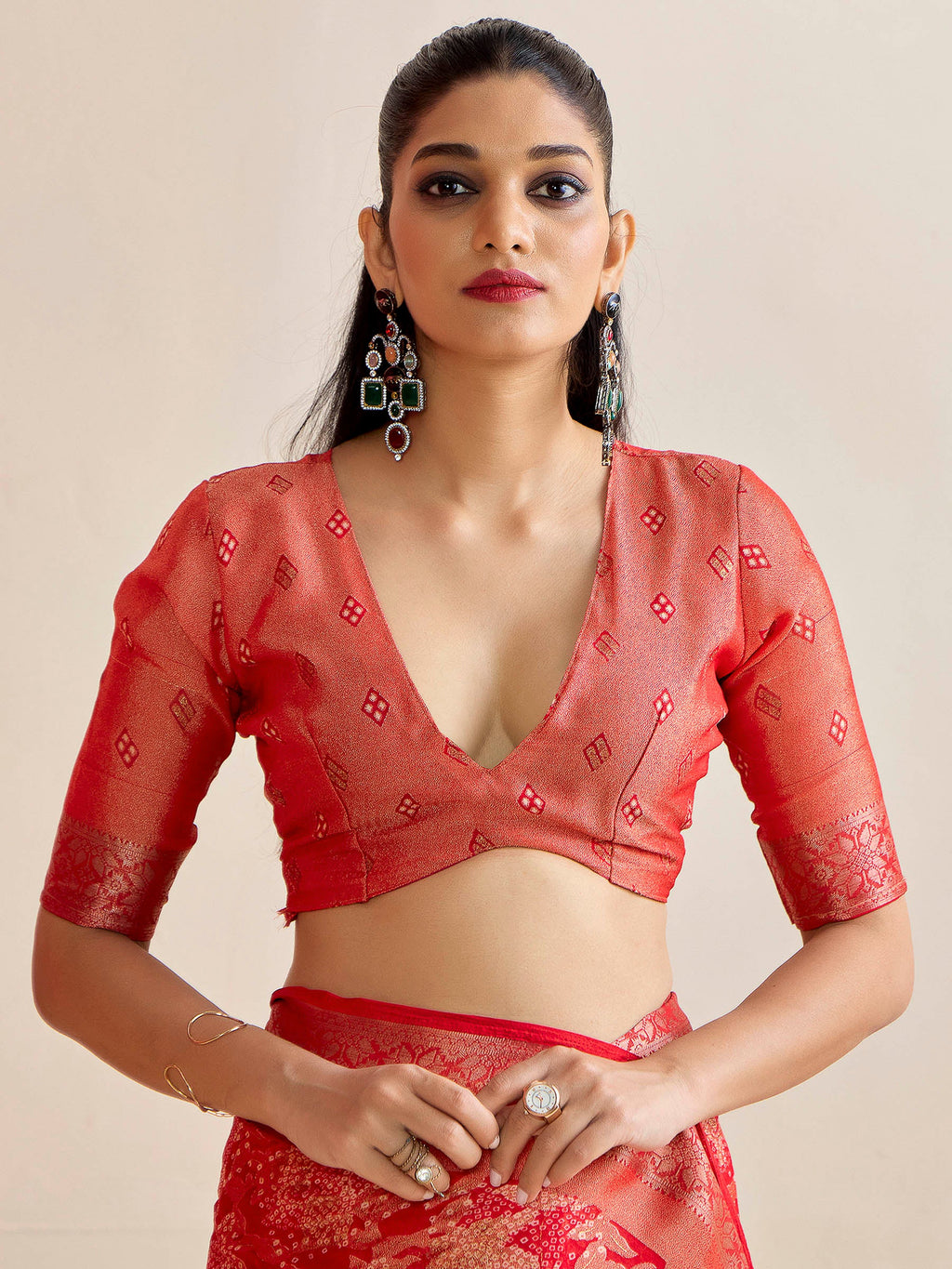 Firozee Art Silk Printed Saree
