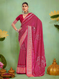 Rani Art Silk Printed Saree