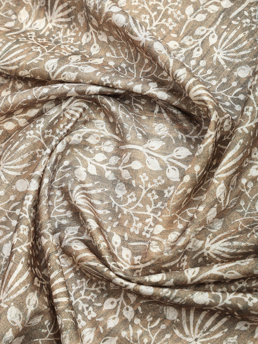 Mehndi Art Silk Printed Saree