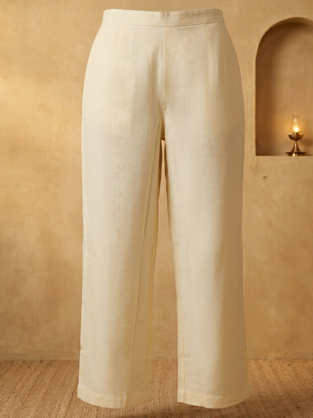 Printed Cotton Blend Kurta With Pant