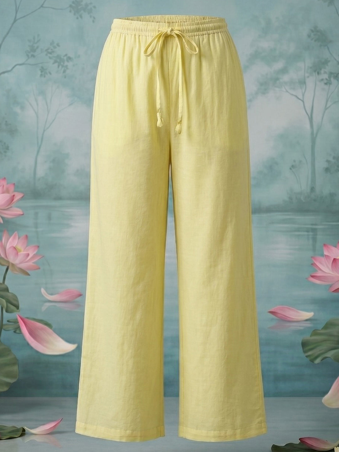 Woven Design Cotton Blend Kurta With Pant &amp; Dupatta