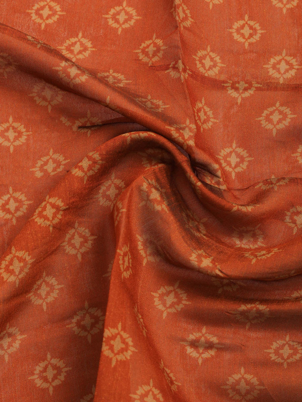 Maroon Printed Satin Saree
