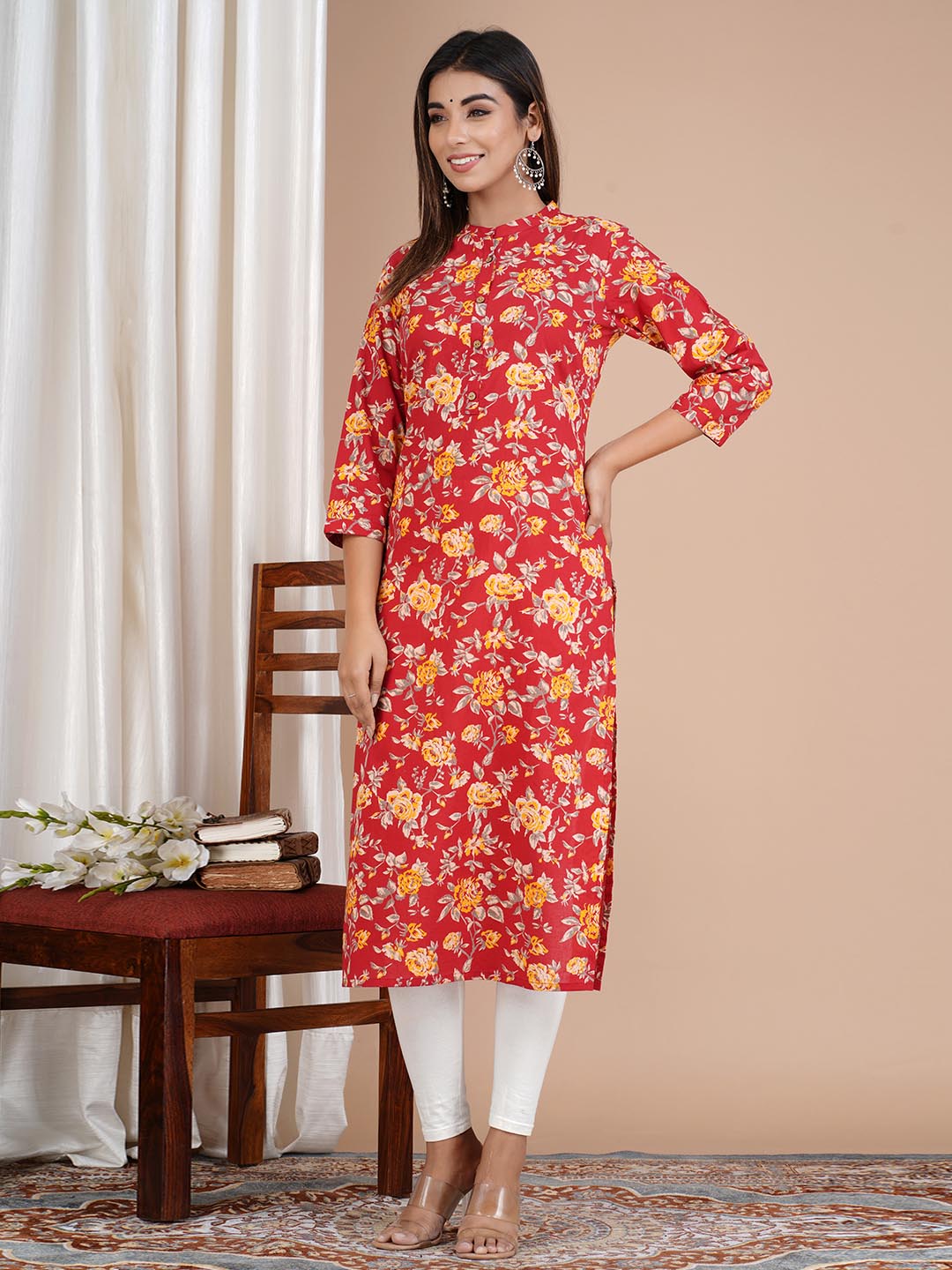 Floral Printed Kurti