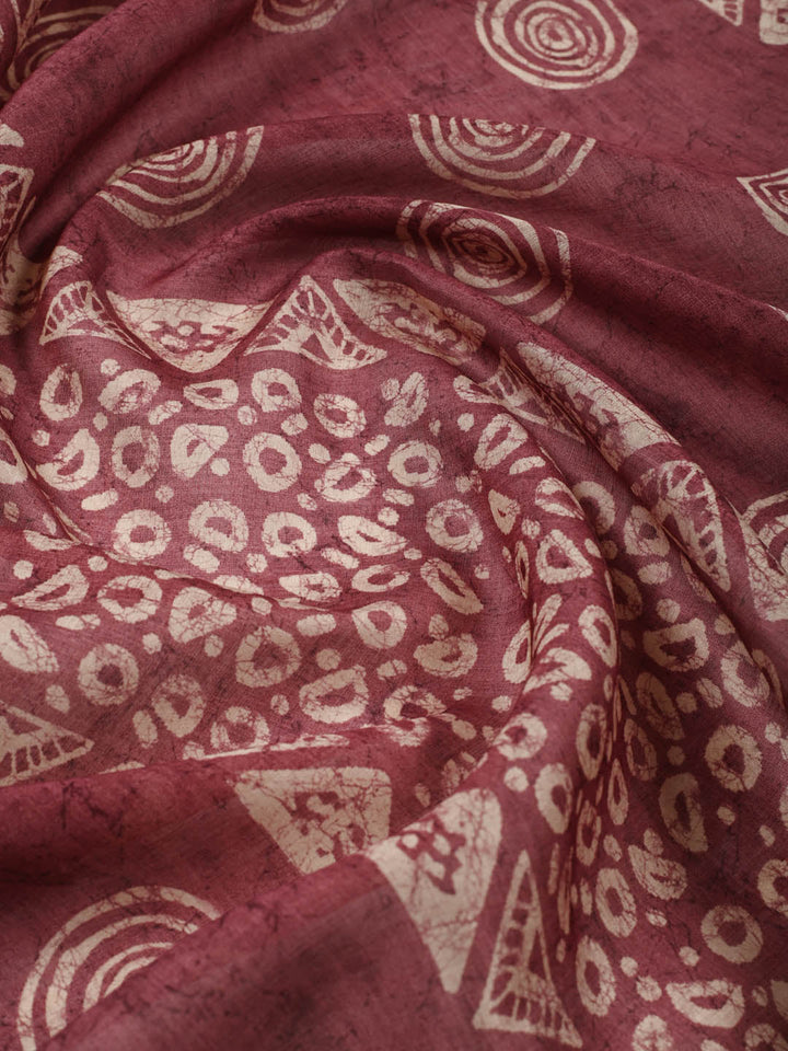 Embroidered Chanderi Unstitched Suit Piece With Dupatta
