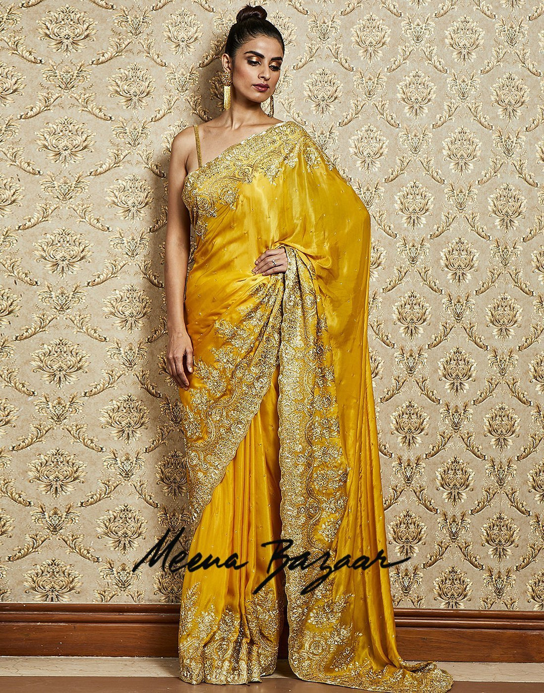 MBZ Meena Bazaar-SAREES-EMB-POLY-5407 (SAREES)