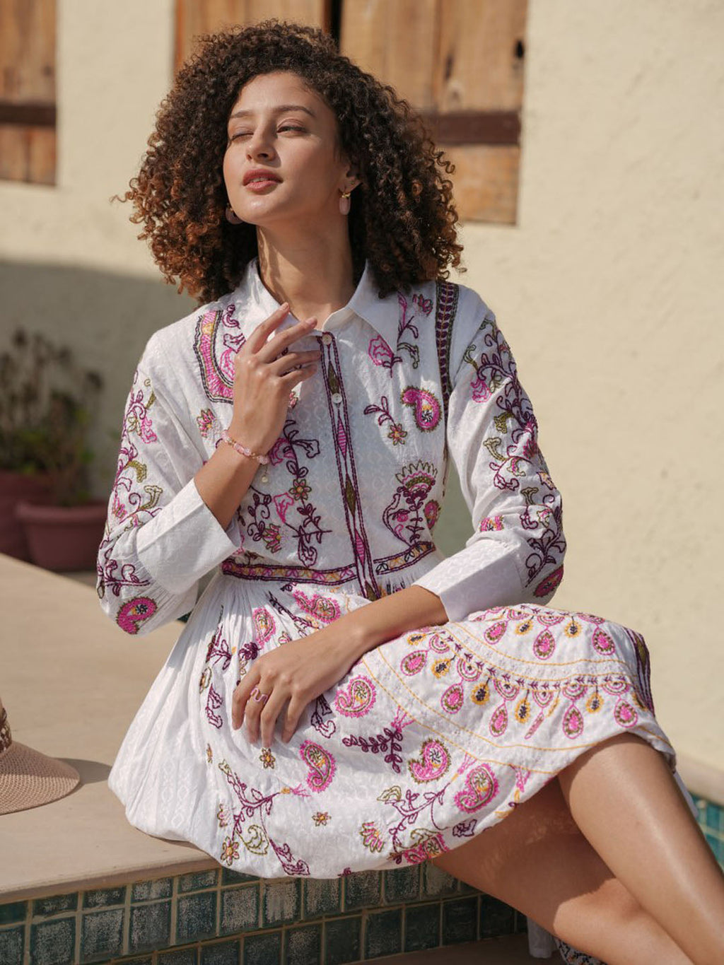 Floral Printed Cotton Dress