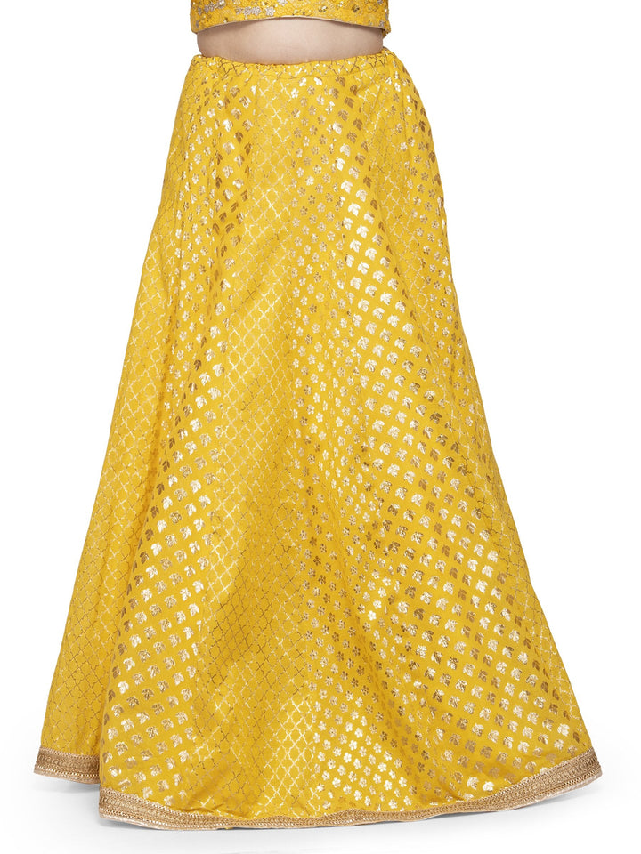 MBZ Meena Bazaar-Pink Cotton Chanderi Laacha