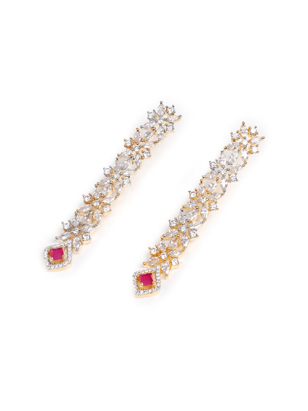 Golden AD Drop Earrings