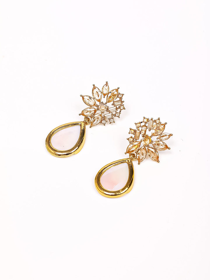 Golden AD Drop &amp; Dangler Earrings