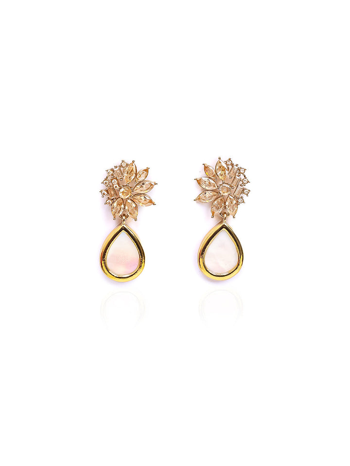 Golden AD Drop &amp; Dangler Earrings