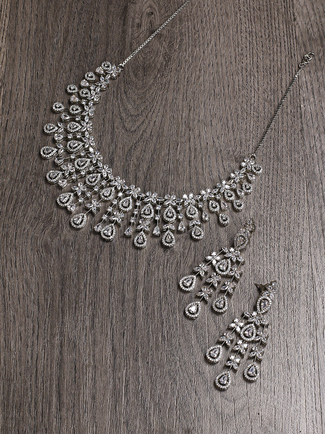 AD Necklace Set With Earrings