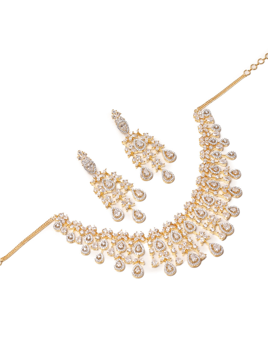 AD Necklace Set With Earrings