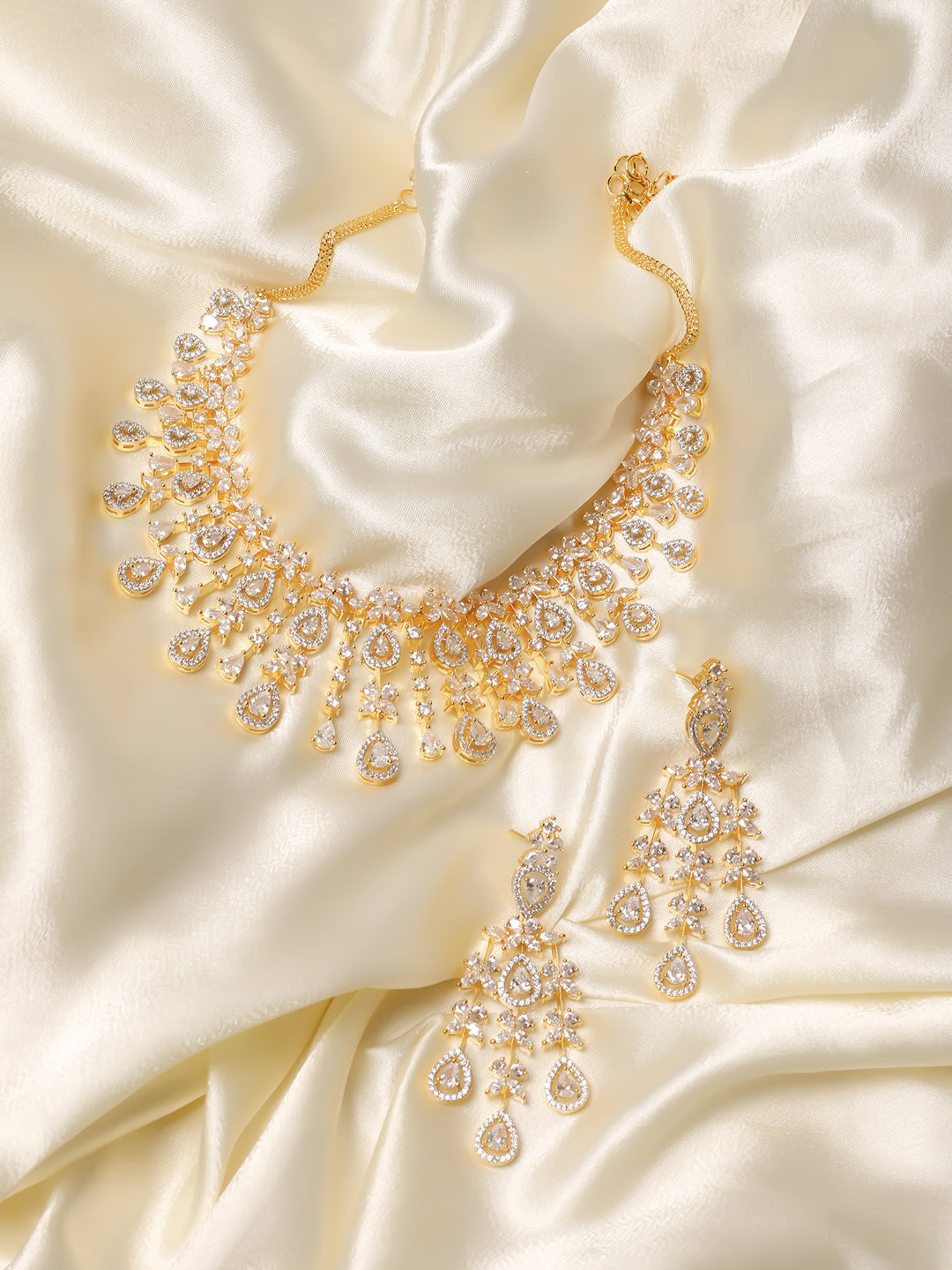 AD Necklace Set With Earrings