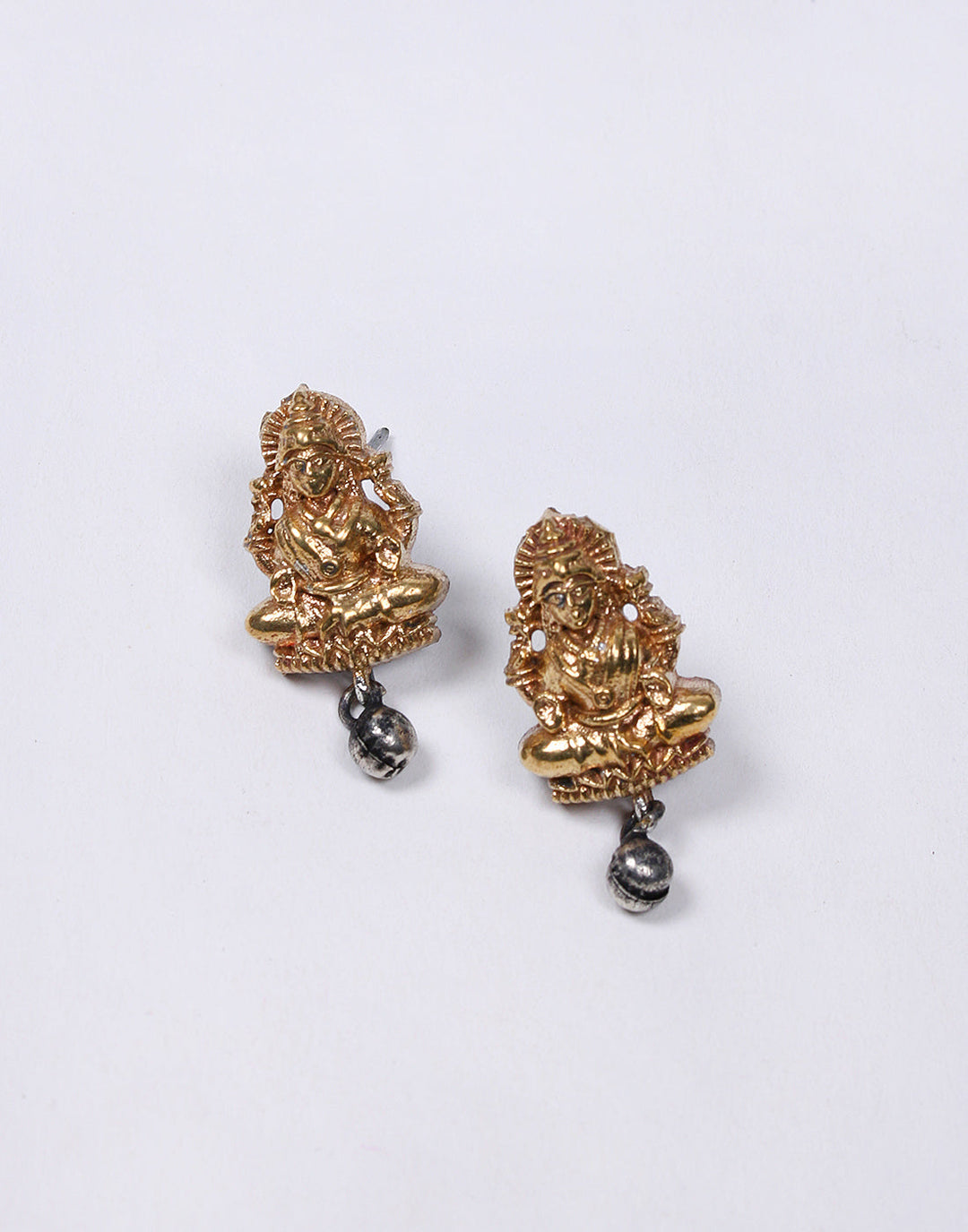 Antique Oxidised Silver Plated Necklace Earring Set