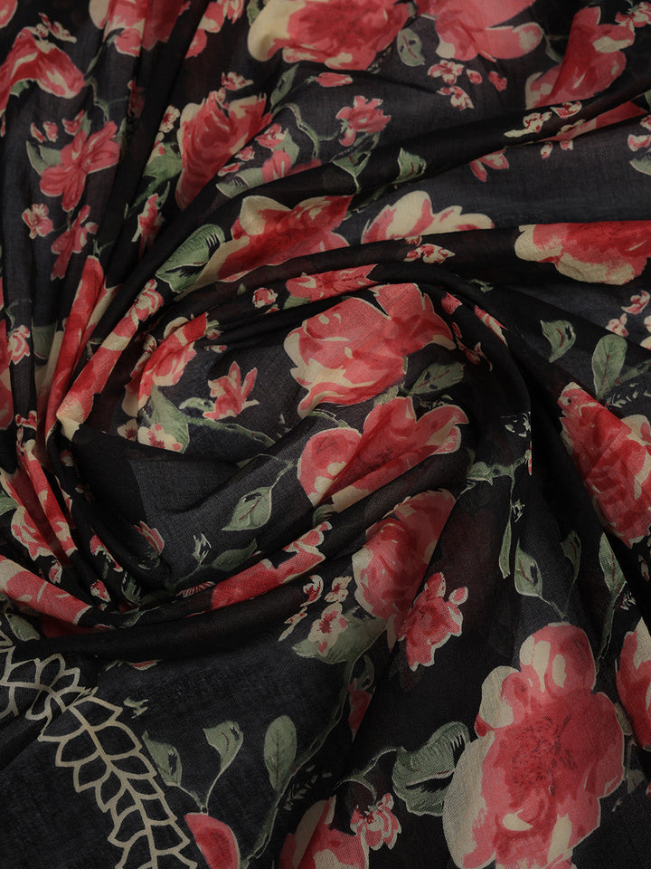 Printed Cotton Blend Kurta With Pant &amp; Dupatta