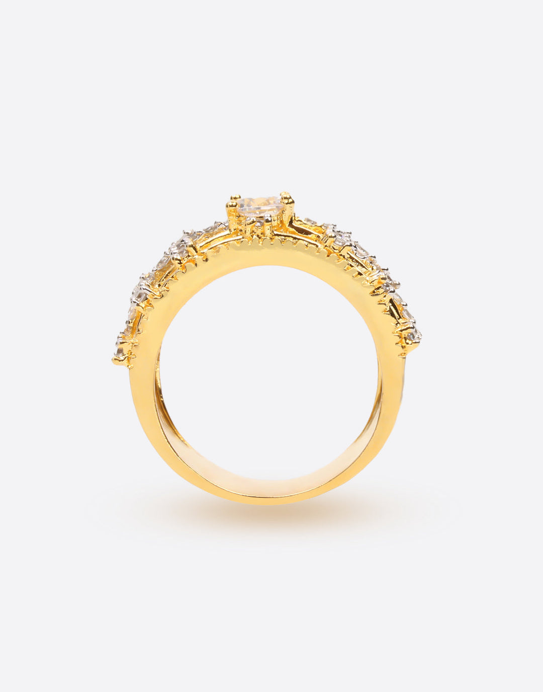 Beautiful Sunflower Dimond Ring