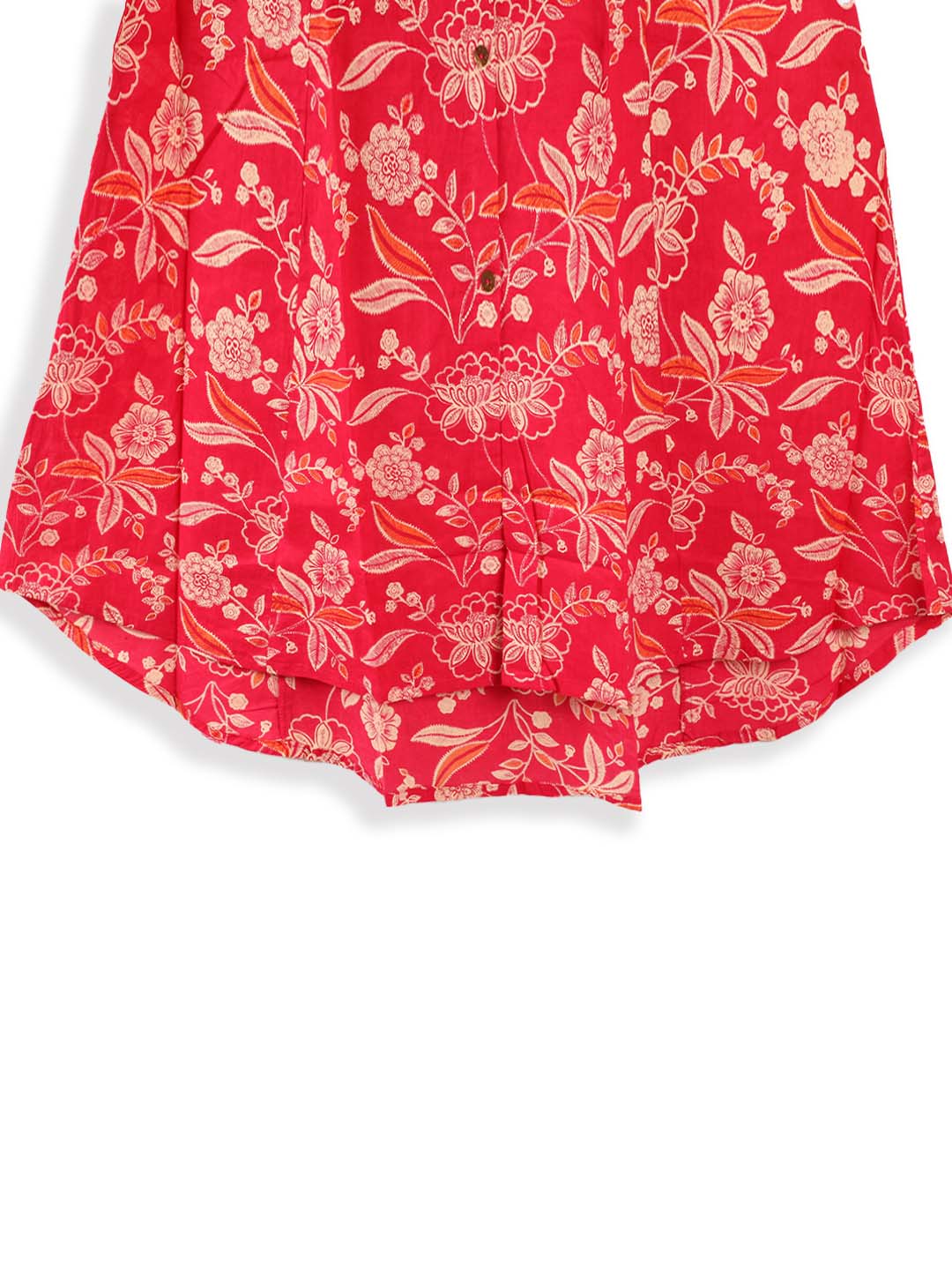 Floral Printed Cotton Kurta With Pants