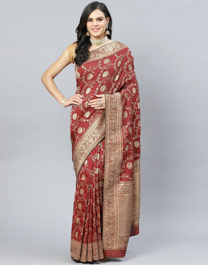 Banarasi Woven Embroidery Saree