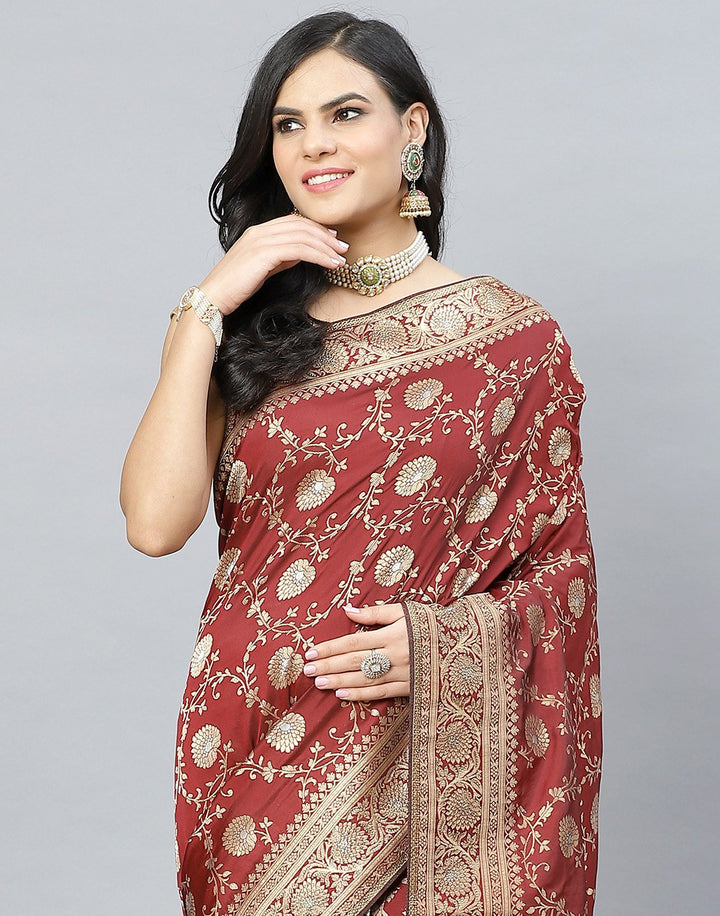 Banarasi Woven Embroidery Saree