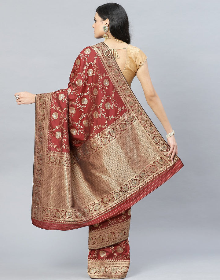 Banarasi Woven Embroidery Saree