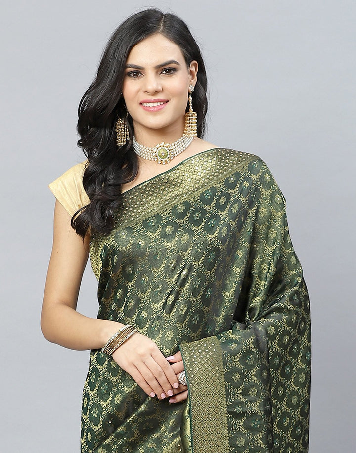 Banarasi Woven Embroidery Saree
