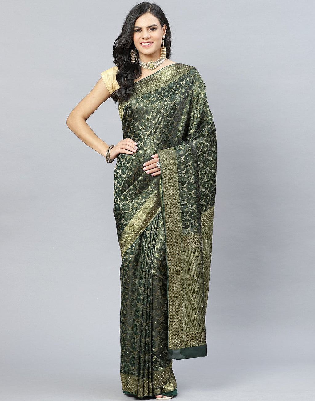 Banarasi Woven Embroidery Saree