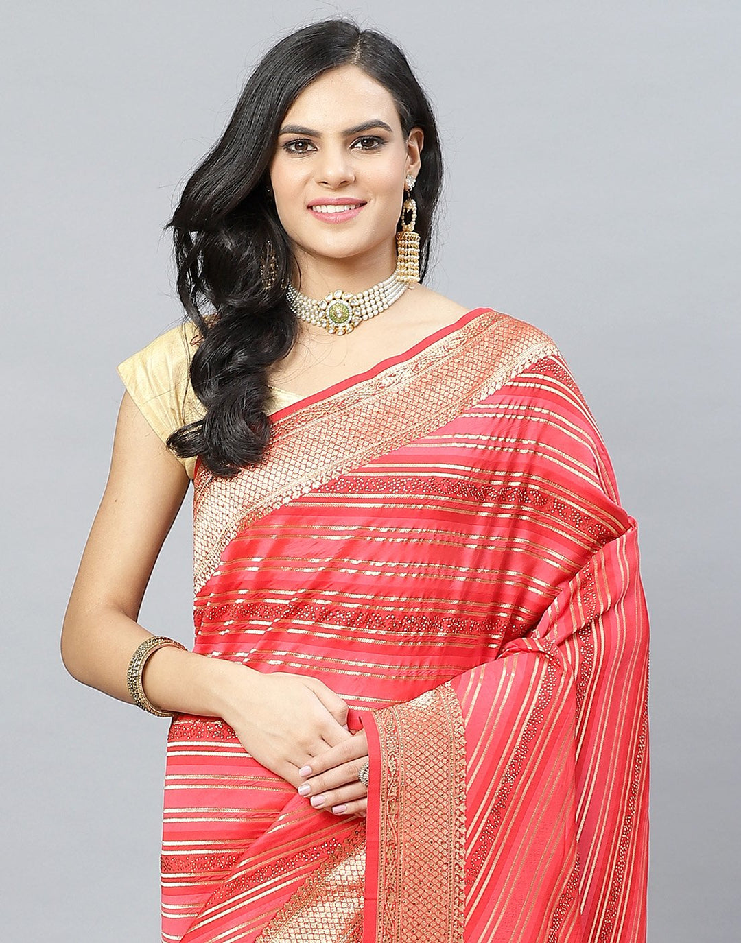 Banarasi Woven Embroidery Saree