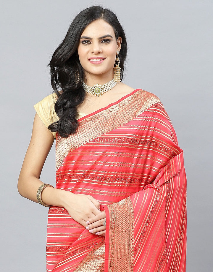 Banarasi Woven Embroidery Saree