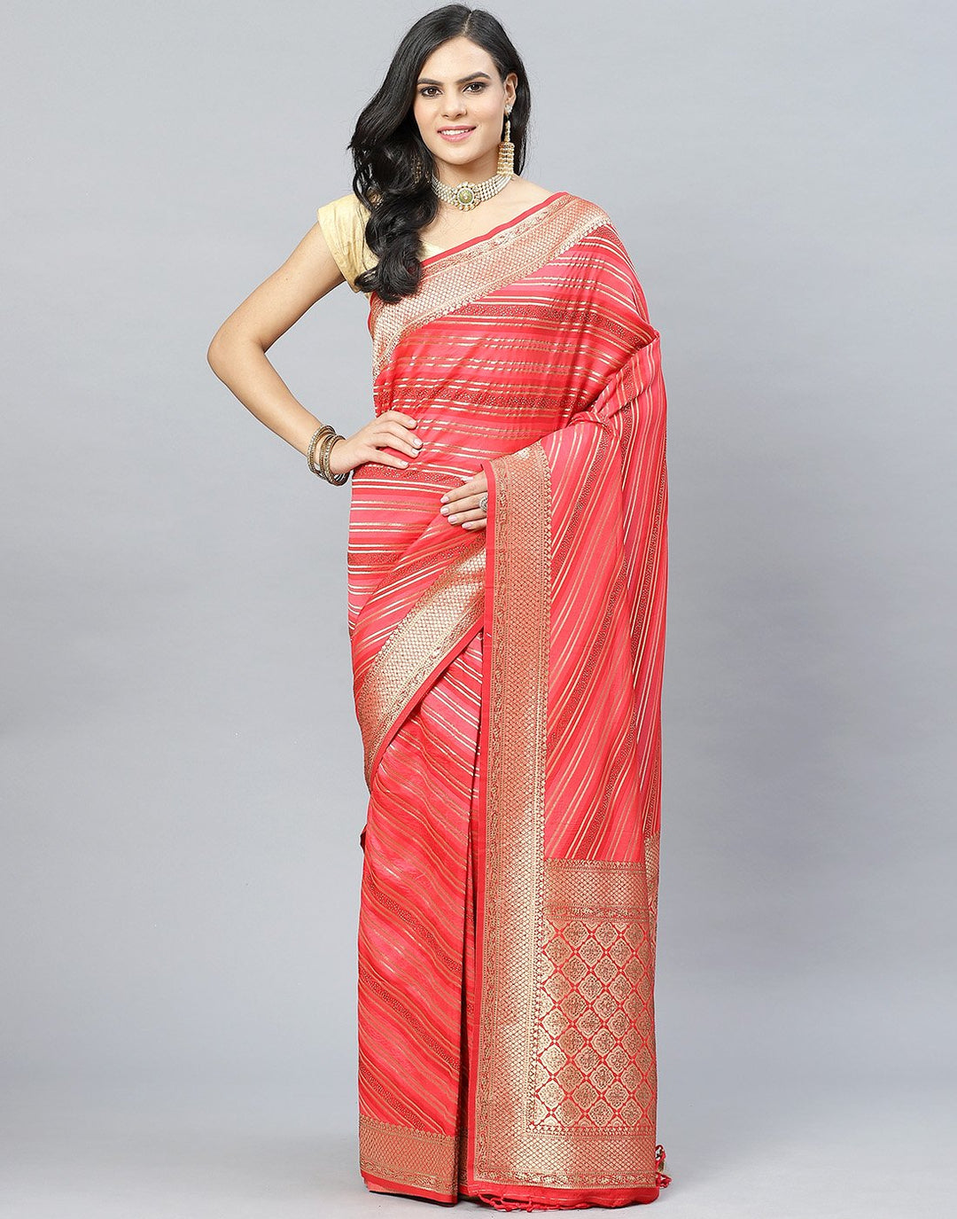 Banarasi Woven Embroidery Saree