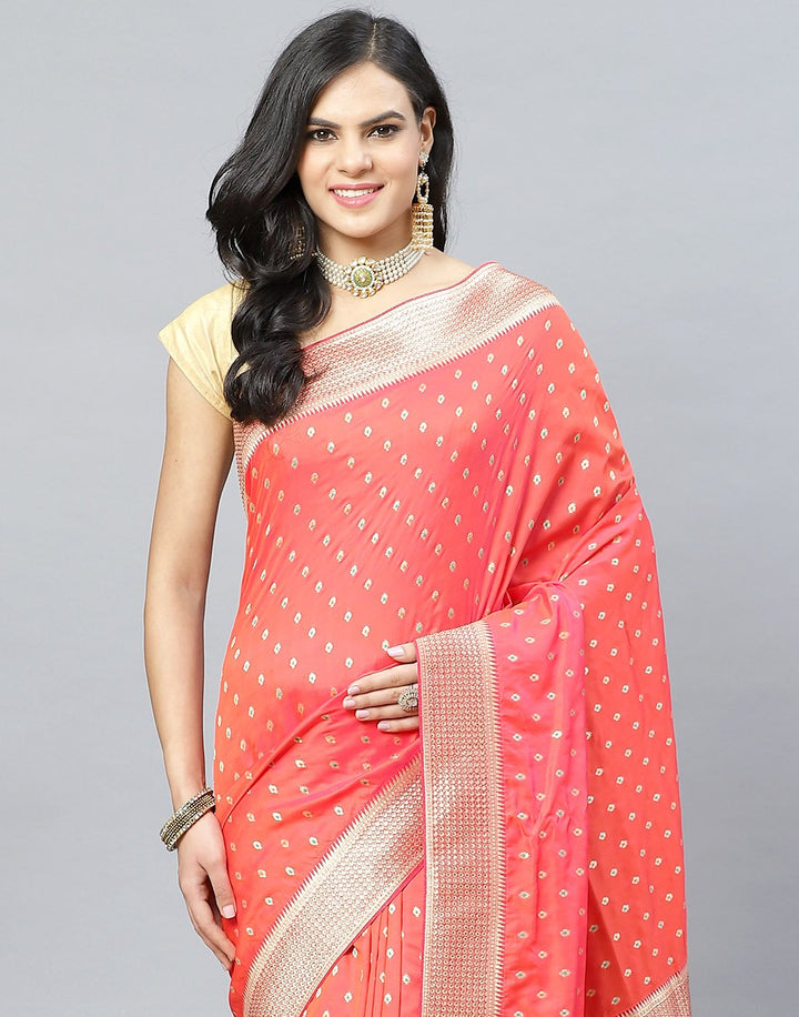 Banarasi Woven Embroidery Saree