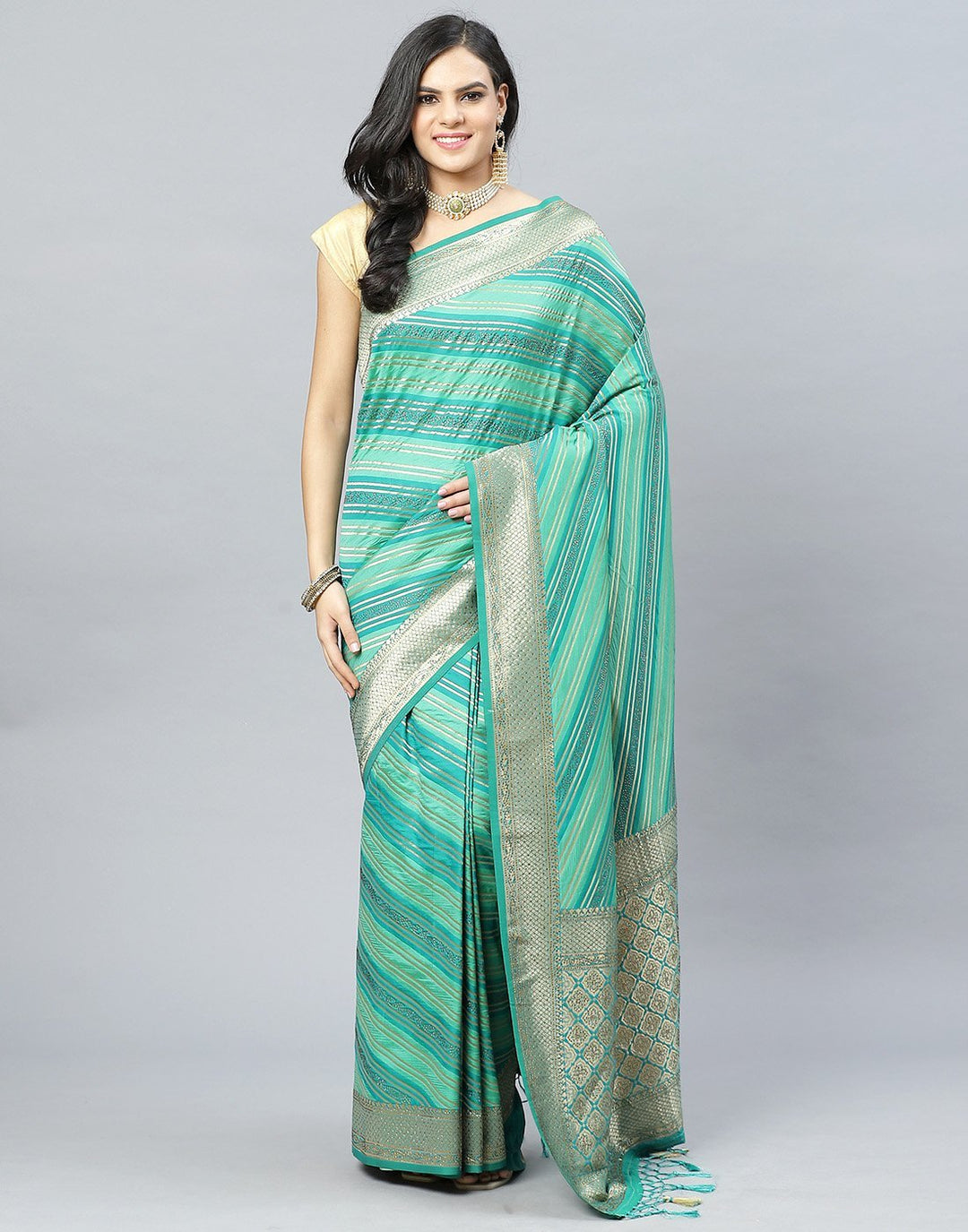 Banarasi Woven Embroidery Saree