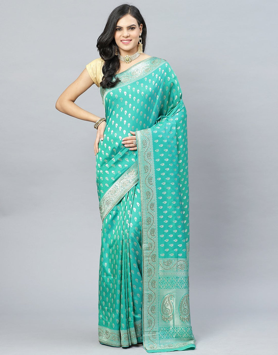 Banarasi Woven Embroidery Saree