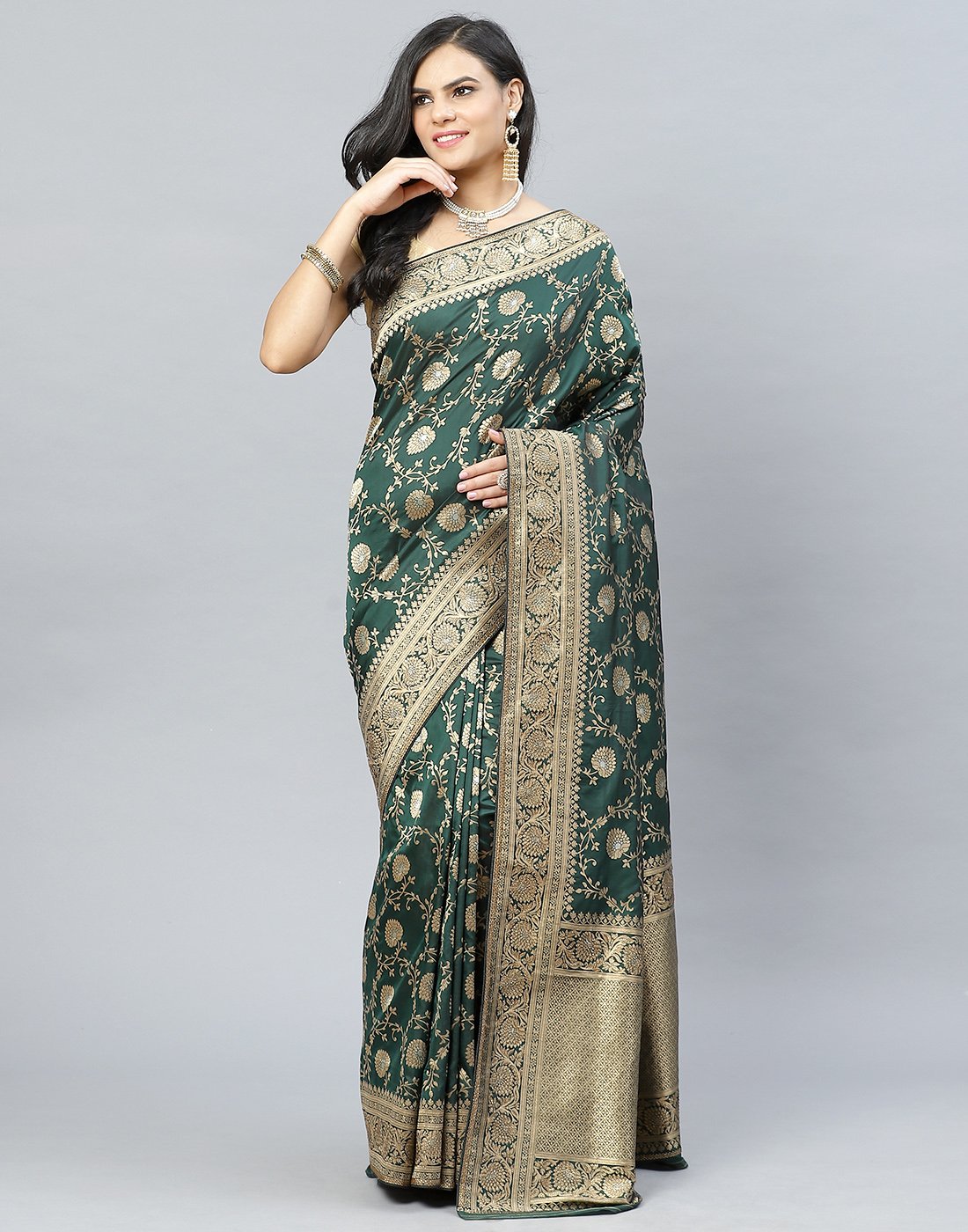 Banarasi Woven Embroidery Saree