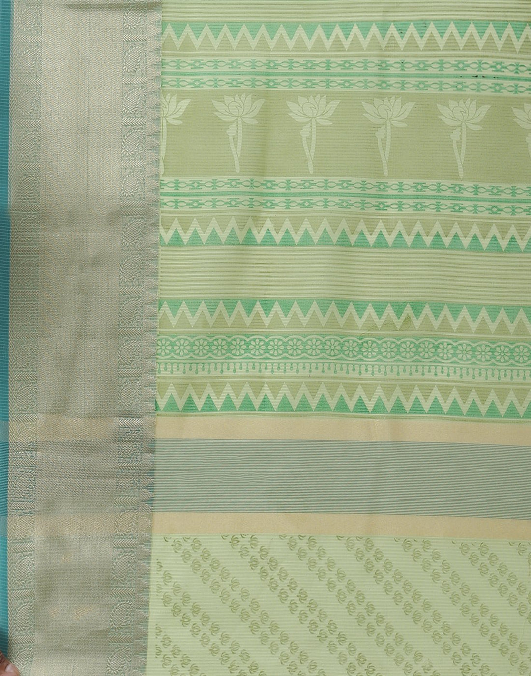 Printed Cotton Supernet Saree