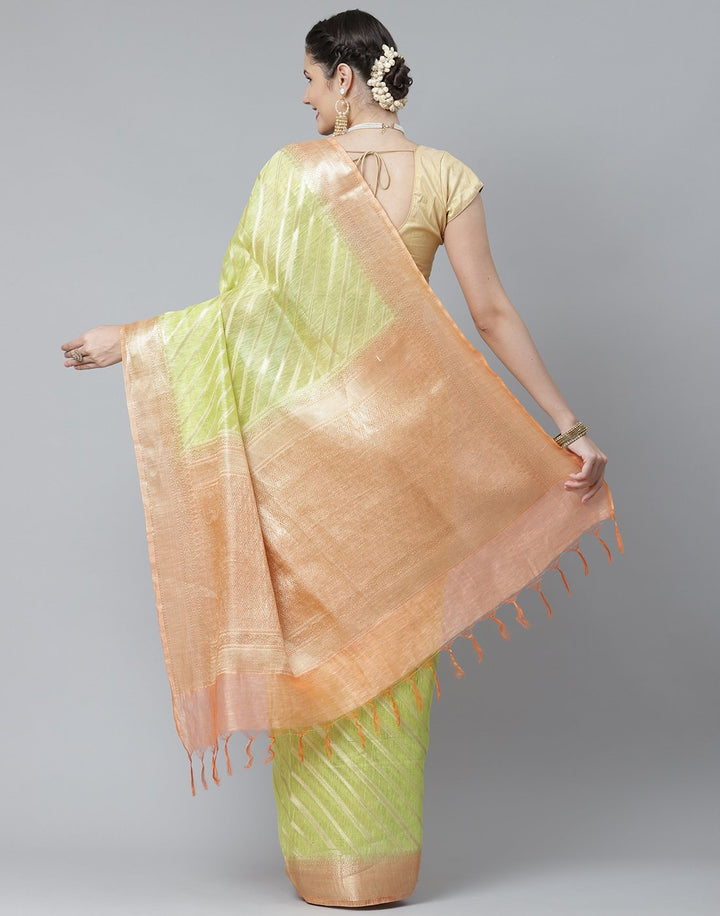 Cotton Linen Saree