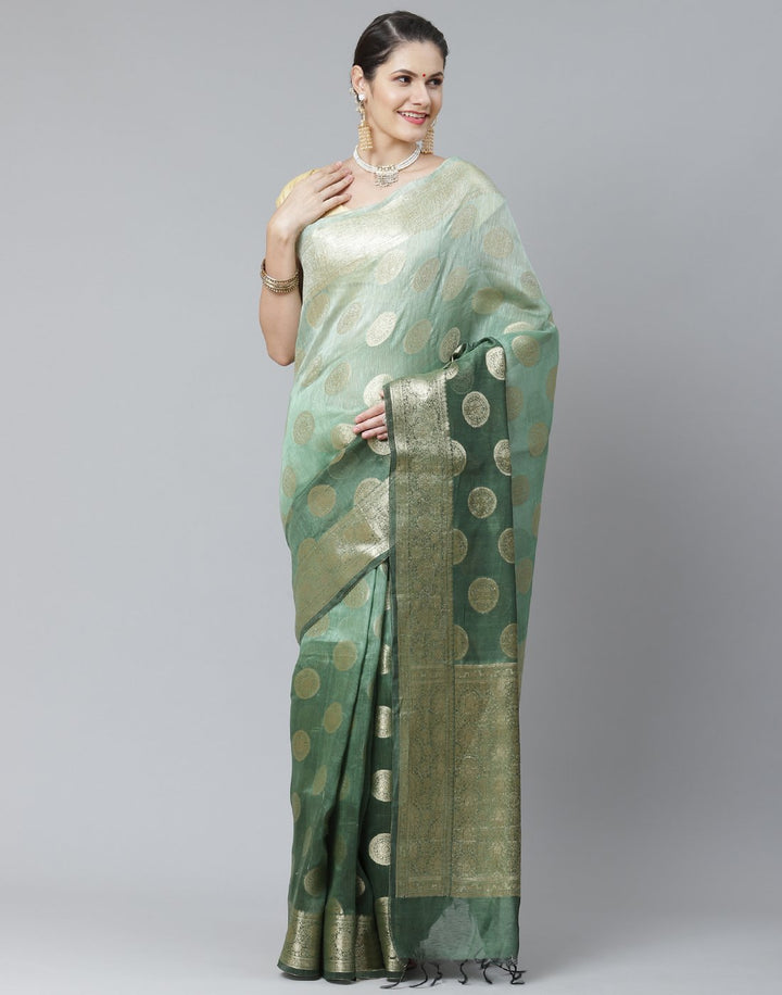 Cotton Linen Saree