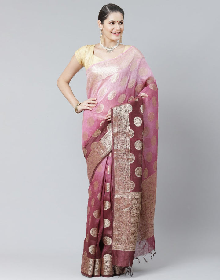 Cotton Linen Saree