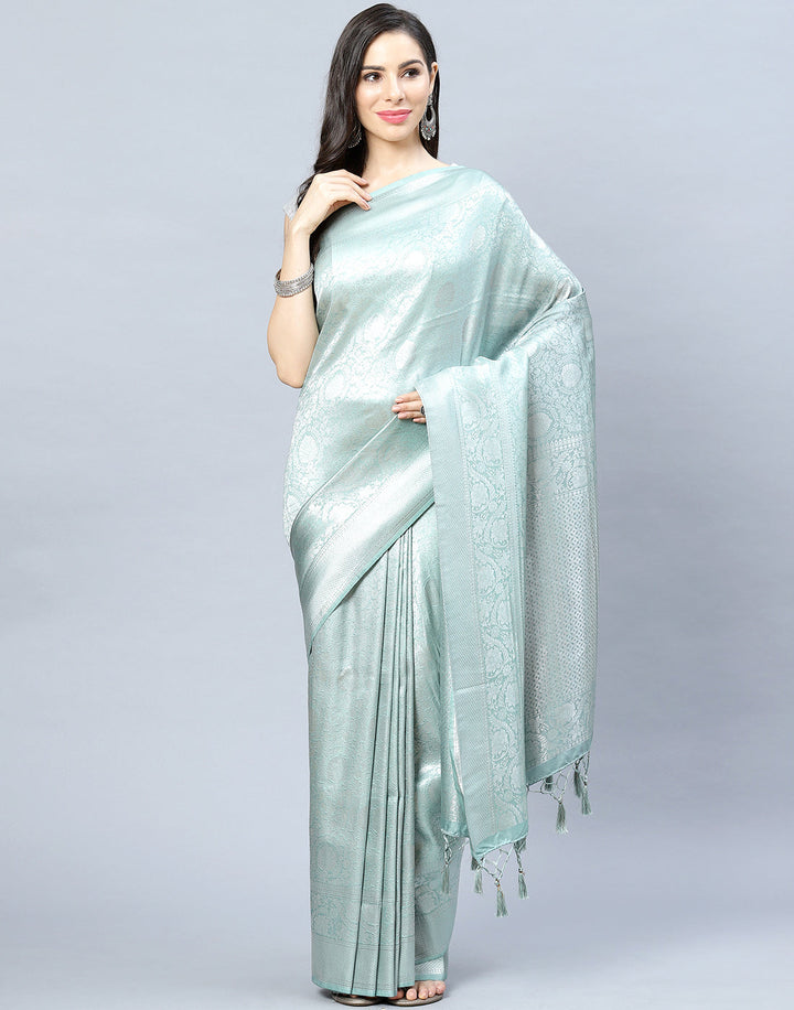 Zari Jaal Art Handloom Woven Saree