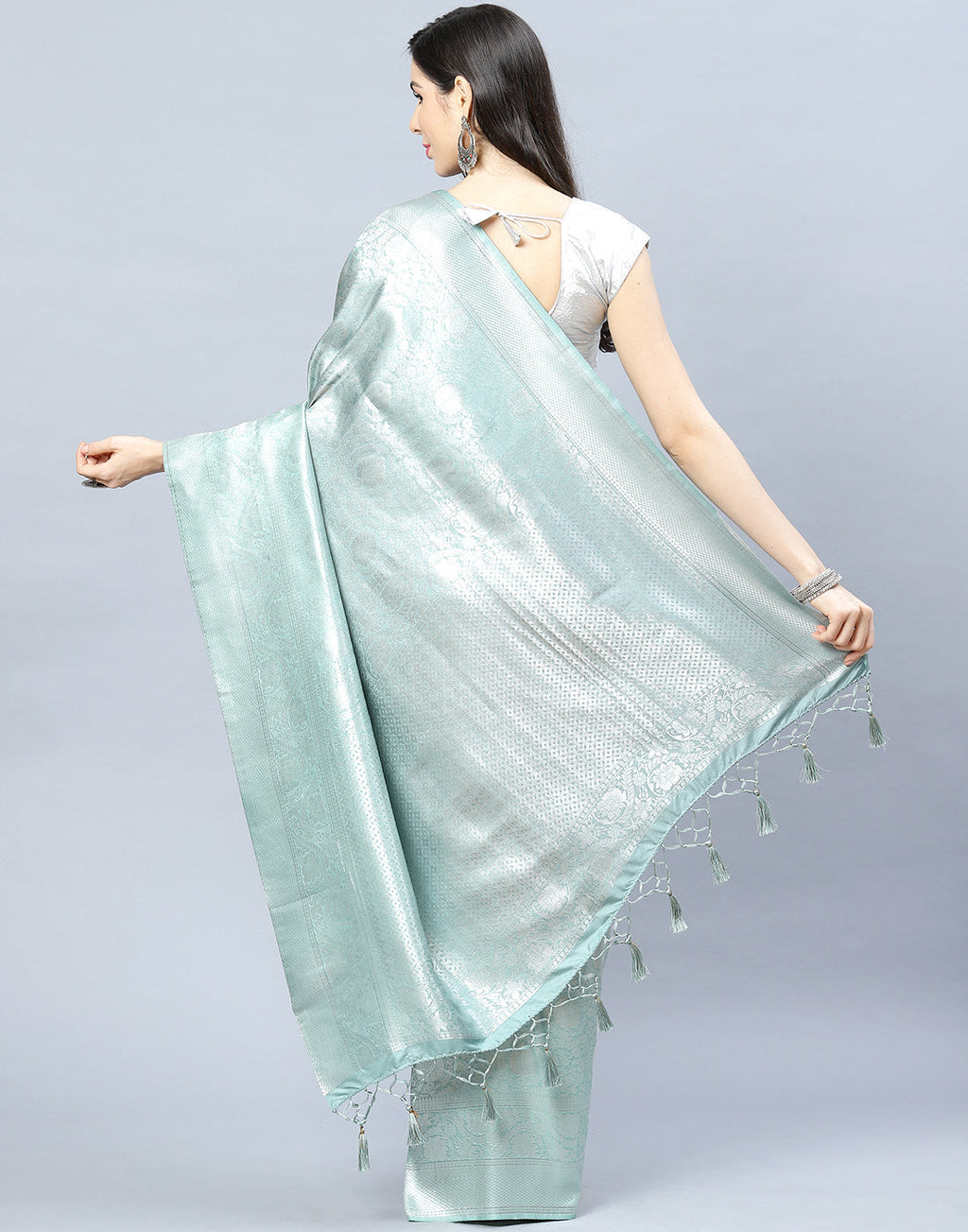 Zari Jaal Art Handloom Woven Saree
