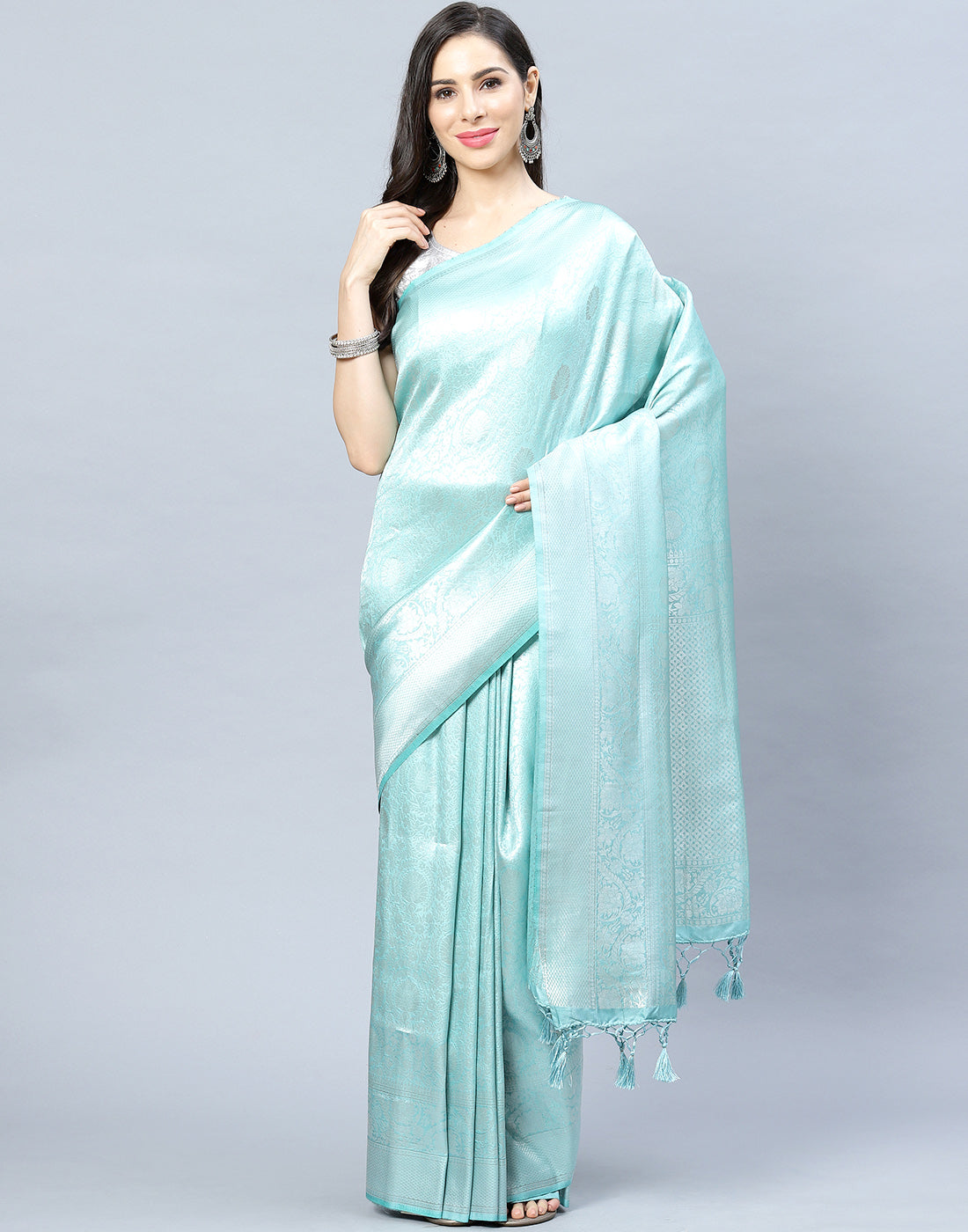 Zari Jaal Art Handloom Woven Saree