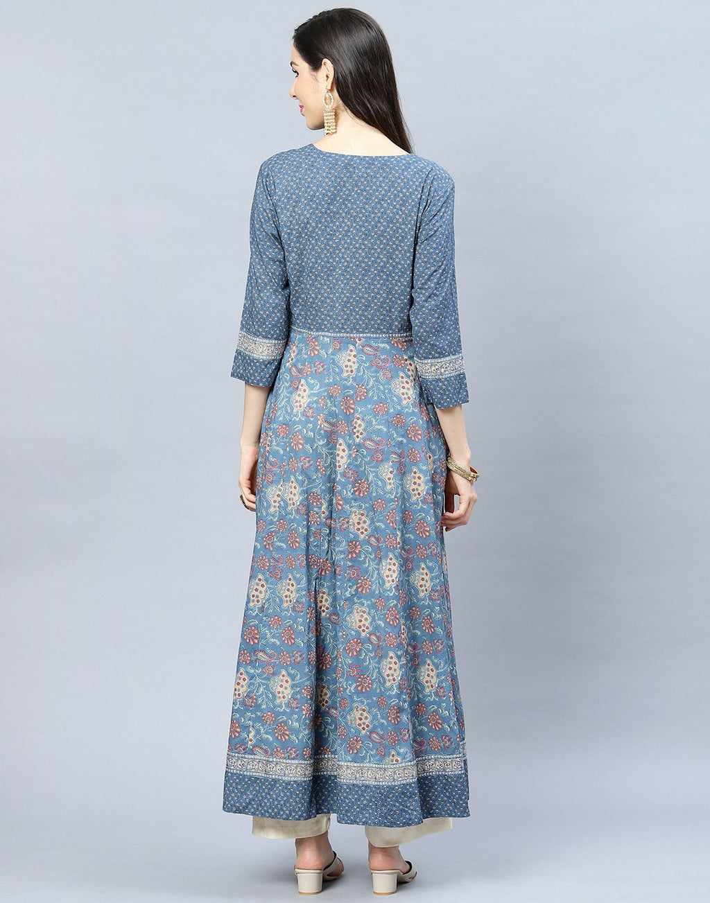 Cotton Printed Anarkali Kurti