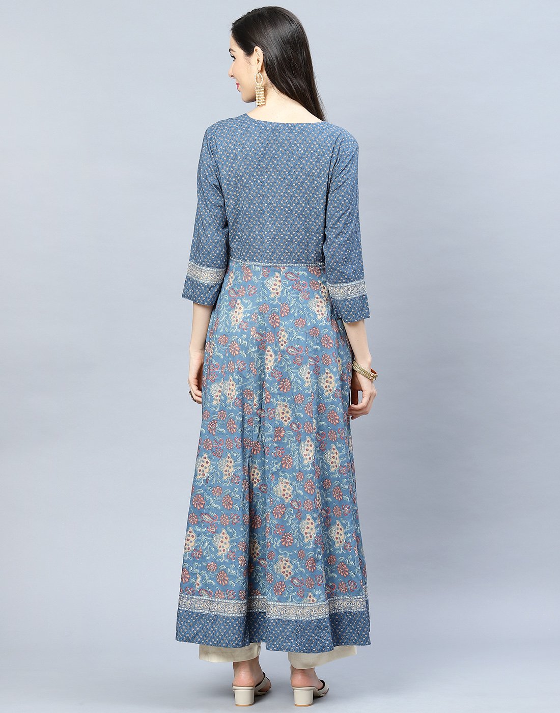 Cotton Printed Anarkali Kurti