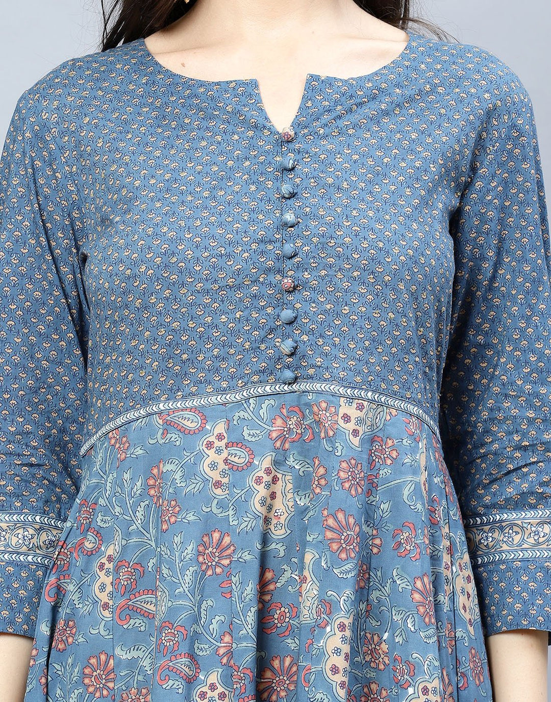 Cotton Printed Anarkali Kurti