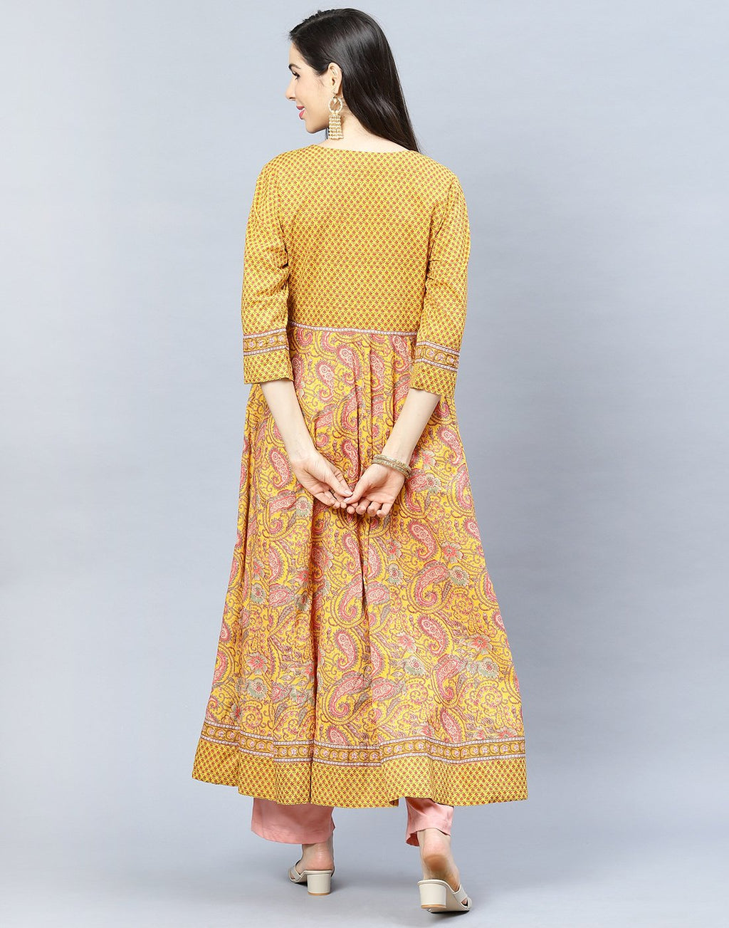 Cotton Printed Anarkali Kurti