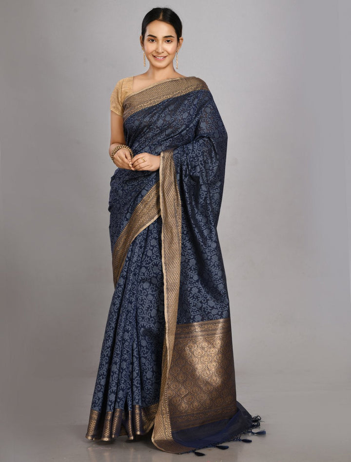 MBZ Meena Bazaar-Cotton Woven Saree