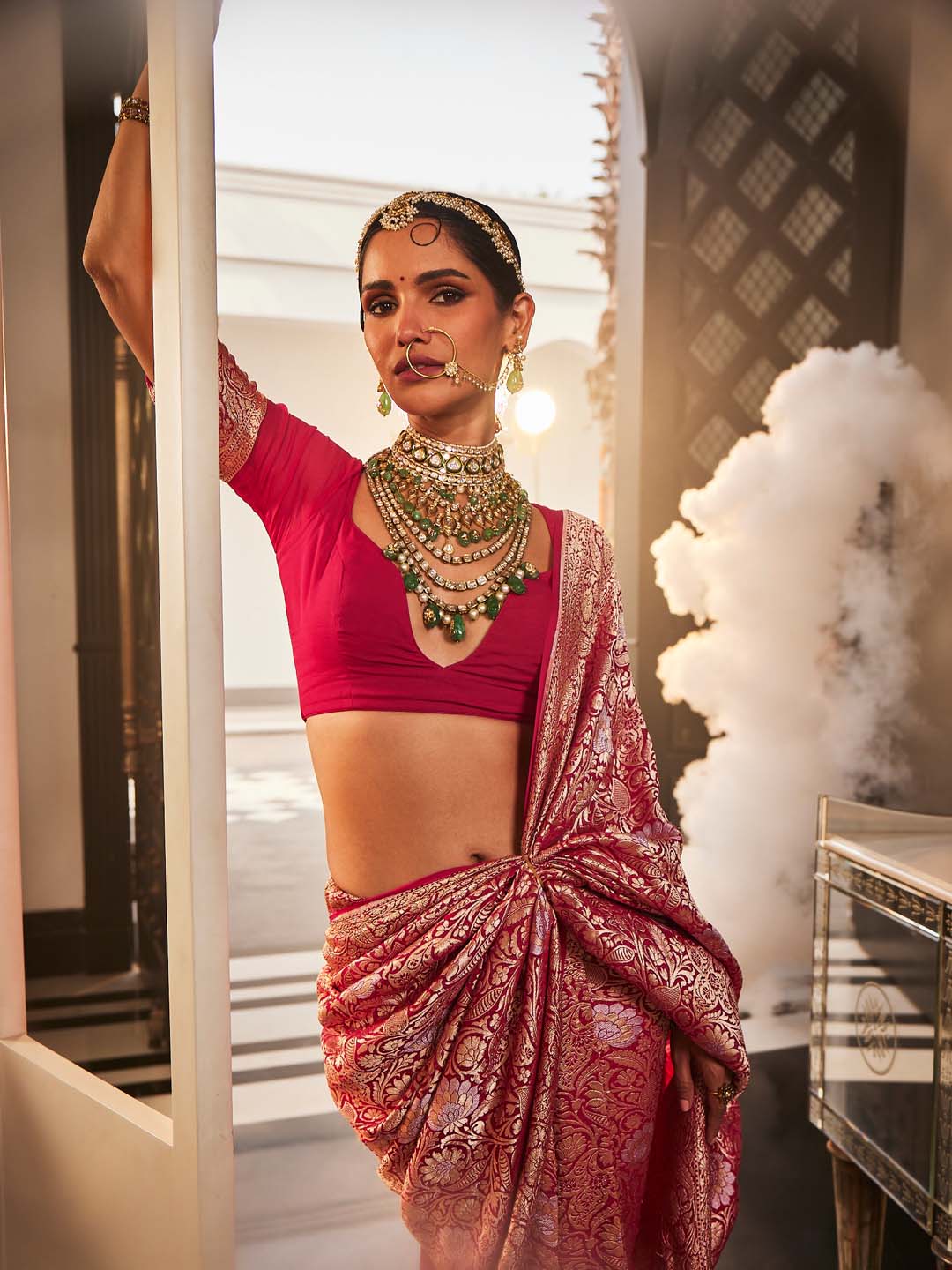 Floral Brocade Banarasi Saree