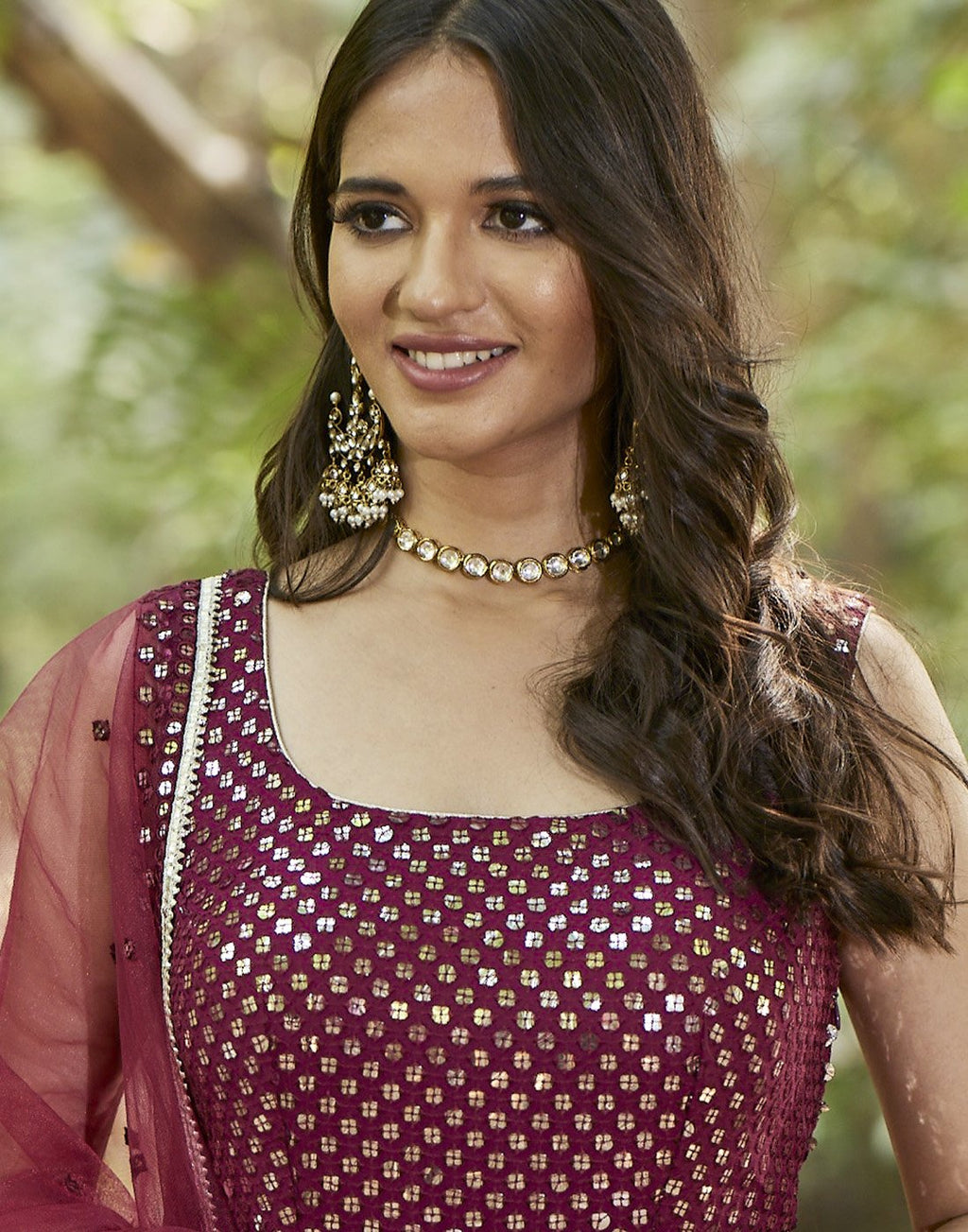MBZ Meena Bazaar-Beautiful Stone Earrings