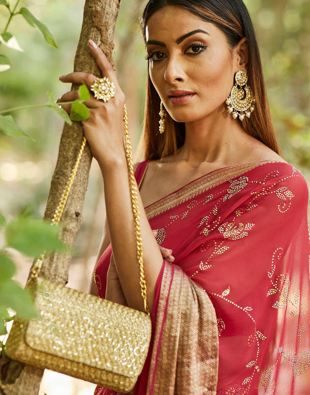 MBZ Meena Bazaar-Beautiful Stone Earrings