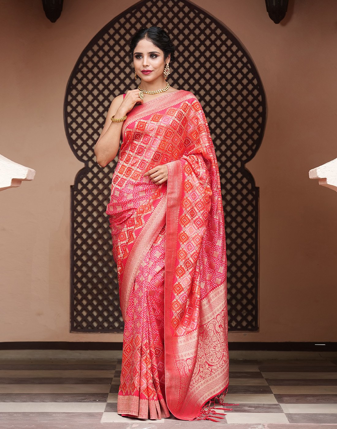 Printed Woven Art Handloom Saree