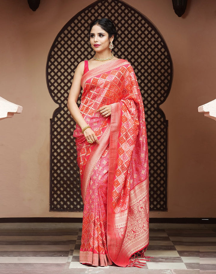Printed Woven Art Handloom Saree